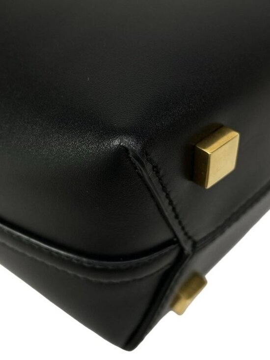 Saint Laurent Paris Handbag le 37 Mini Black Leather - Picture 7 of 16